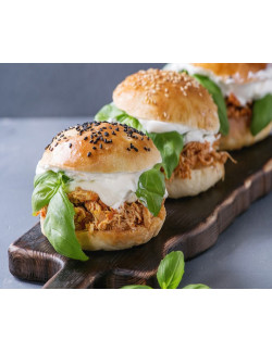 Hamb&uacute;rguer de Frango Cremoso