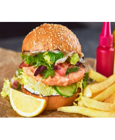 Hamb&uacute;rguer  de Salm&atilde;o