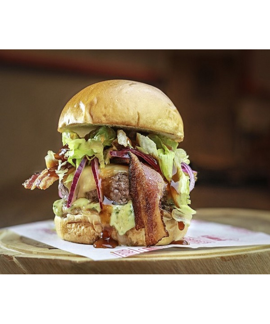 Hambúrguer Bacon ao Quadrado Hambúrguer Bacon ao Quadrado